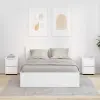  Éjjeliszekrények fiókkal 2 pcs Fehér 30,5 x 30 x 43 cm Faanyag