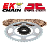 EK CHAIN EK/JT 530SRX2 16/43 láncszett – standard hátsó lánckerék EK CHAIN  Erőátviteli alkatrészek Láncok, lánckerekek, láncszettek Láncszettek