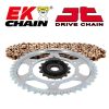 EK CHAIN EK/JT láncszett 520SRX2 16/42 - standard hátsó lánckerék EK CHAIN Erőátviteli alkatrészek Lánc, lánckerék, láncszett Láncszett