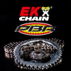 EK CHAIN EK PBR 520ZVX3 15/43-106 láncszett – standard hátsó lánckerék EK CHAIN Erőátviteli alkatrészek Lánc, lánckerék, láncszett Láncszett