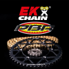 EK CHAIN EK/PBR láncszett 420SR 13/62 - standard hátsó lánckerék EK CHAIN Erőátviteli alkatrészek Láncok, lánckerekek, láncszettek Láncszettek