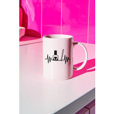  EKG műkörmös bögre egyedi ajándék