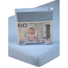 Eko EKO Vízálló gumis lepedő Jersey kék 120x60 cm babaágynemű, babapléd