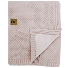  EKO Kötött takaró béléssel Rózsaszín 100x80 cm babaágynemű, babapléd