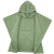 Eko Pončo pamutból kapucnival és fülekkel Olive green 75x120 cm