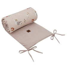  EKO Védő a kiságyba VELVET My farm Powder pink 360x35 cm babaágynemű, babapléd