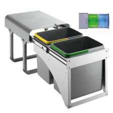 Ekotech EKKO FRONT 40szekrénybe szerelhető szemetes 365 mmmagas 2 vödrös kivitel szemetes