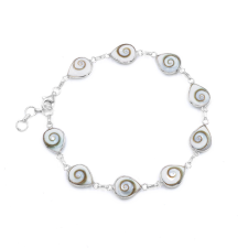 Ékszer ABC Ezüst Shiva csiga karlánc "10x9" karkötő