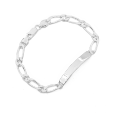 Ékszer ABC Ezüst tömör svédbetétes karlánc "pol.6,5" karkötő