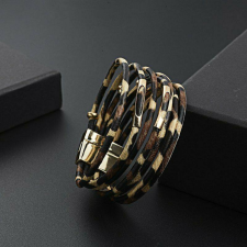 Ékszerek Elitparfüm leopárd mintás női karkötő karkötő