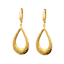 Ékszerkirály 14k arany fülbevaló, csepp alakú fülbevaló