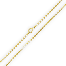 Ékszerkirály 14k arany nyaklánc, Anker, 50 cm nyaklánc