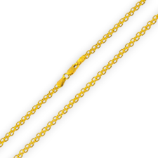 Ékszerkirály 14k arany nyaklánc, Biscmarck, 50 cm nyaklánc