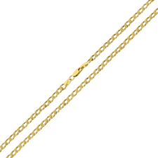 Ékszerkirály 14k arany nyaklánc, lapított pancer 45 cm nyaklánc