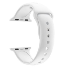 Ékszerkirály Apple watch óraszíj, szilikon, 38 mm, fehér okosóra kellék