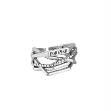 Ékszerkirály Ezüst gyűrű, forever, univerzális méret gyűrű