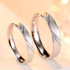Ékszerkirály Ezüst karikagyűrű, női, 5-ös méret gyűrű