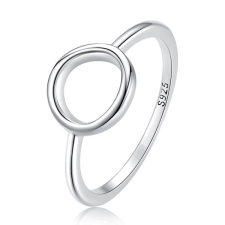 Ékszerkirály Ezüst női gyűrű, modern stílusú, 6-os méret gyűrű