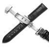 Ékszerkirály Óraszíj bőrből, 20 mm, fekete