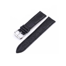 Ékszerkirály Óraszíj bőrből, állatmintás, 22 mm, fekete óraszíj