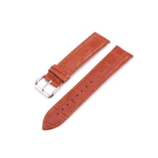 Ékszerkirály Óraszíj bőrből, állatmintás, 22 mm, világosbarna óraszíj