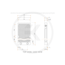  EKWB EK-CoolStream Classic SE 240 Dual radiator (3831109817322) hűtés