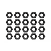  EKWB EK-Loop Nut Set M4 - Black (20pcs) (3831109898024)
