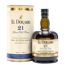  El Dorado 21 years 43% dd. rum