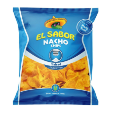 El sabor big nacho chips gluténmentes sós 225 g előétel és snack