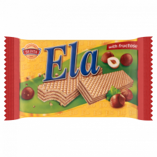 Ela mogyorós krémmel töltött ostya fruktózzal 40 g csokoládé és édesség