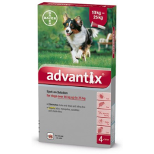 Elanco ADVANTIX SPOT ON 10-25KG KUTYA 4 PIPETTA élősködő elleni készítmény kutyáknak
