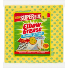  Elbow Grease Power Cloths szuper nedvszívó törlőkendők 3 db takarító és háztartási eszköz