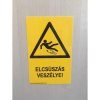 Elcsúszás veszélye!