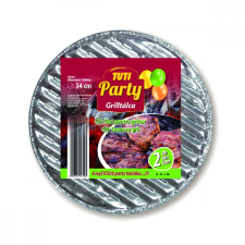  Eld. Party grilltálca kerek 34cm 2db/cs kerti sütés és főzés