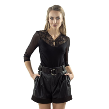 Eldar Danita elegáns póló, fekete 3XL női póló