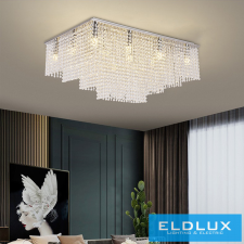 ELDLUX ELDALIZ kristályüveg mennyezeti lámpa L600 E14×16 világítás