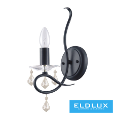 ELDLUX Fali lámpa E14 fekete világítás