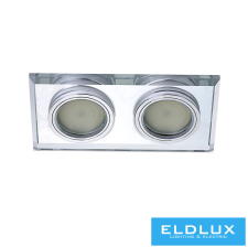 ELDLUX MIRROR süllyesztett lámpatest billenthető 2×GU10 króm világítás