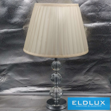 ELDLUX SHINY kristályüveg asztali lámpatest Króm E27 világítás