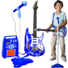  Electric guitar + microphone + amplifier blue 22409