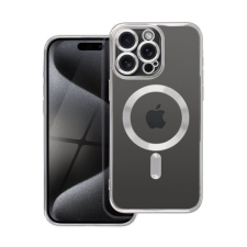 Electro Mag Apple iPhone 15 Pro Max MagSafe kompatibilis hátlap tok, szürke tok és táska