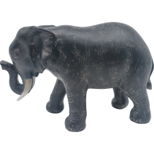  Elefánt kerti figura 16,5 cm szürke kerti dekoráció