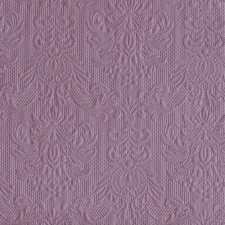  Elegance Pale lilac dombornyomott papírszalvéta 33x33cm,15db-os asztalterítő és szalvéta