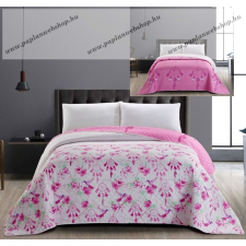 Elegancia kétoldalas ágytakaró, Sweetdreams/Pink virágos-madárkás, 240x260 cm (2756) lakástextília