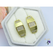  elegáns apróköves fülbevaló-14K fülbevaló