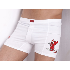 Elegáns boxeralsó grafikával - passzos (Édes kis ördögöm!) férfi alsó