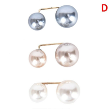 Elegáns dupla gyöngy bross 3 különböző színvilág bross