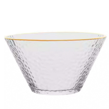  Elegáns mély tál Pufo Shine saláta, gyümölcs, sütemény felszolgálására, 23 cm konyhai eszköz