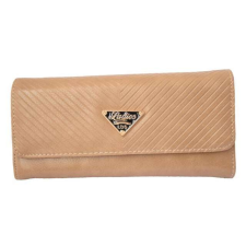  Elegáns női pénztárca, Pufo Luxury, 20 x 10 cm, barna pénztárca