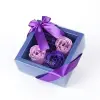 Elegáns Rózsa Szappanvirág Box – Lila és Levendula LE12967641-L